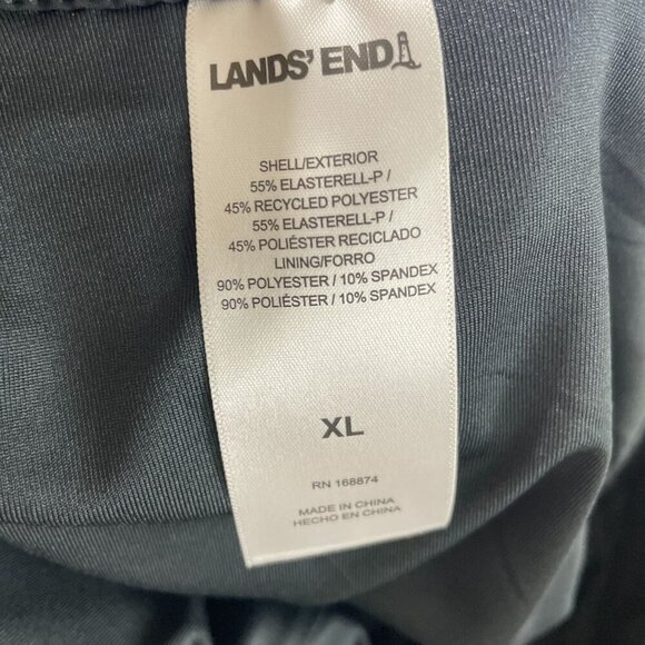 NEW Lands End Mens XL Swim Shorts With Built-In Boxer Brief UPF 50 Quick Dry - Picture 6 of 10